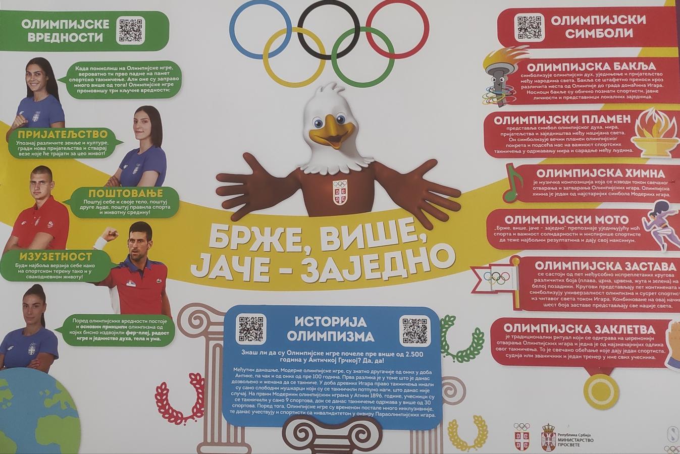 Projekat "Olimpijske vrednosti"